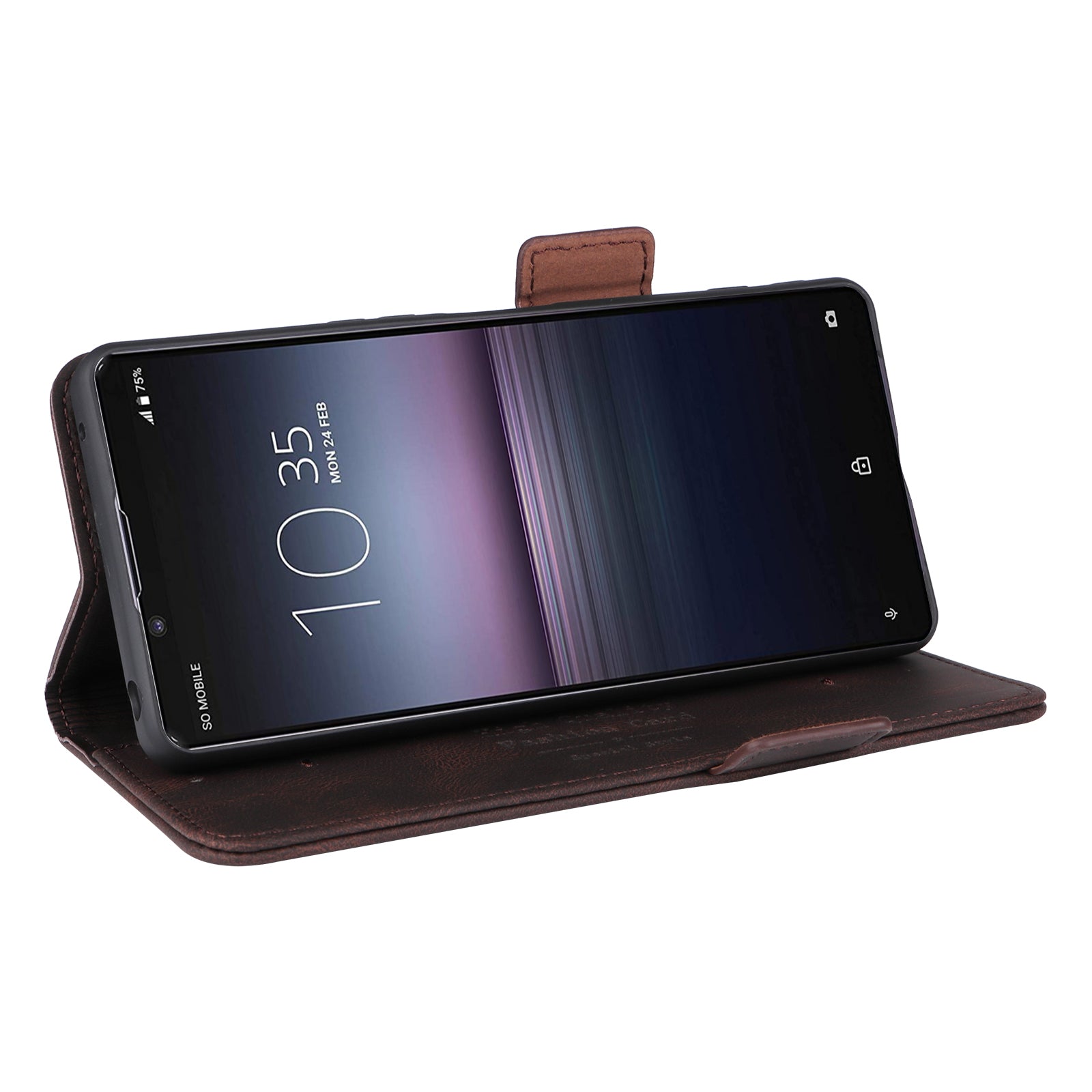 For Sony Xperia 1 VI Phone Case Hardware Decor PU Leather Flip Stand Wallet Cover For Sony Xperia 1 VI Phone Case Hardware Decor PU Leather Flip Stand Wallet Cover